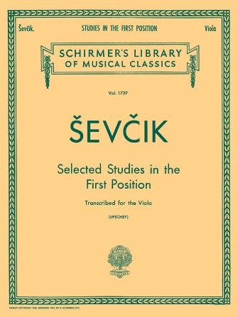 Sevcik Selected Studies in the First Position