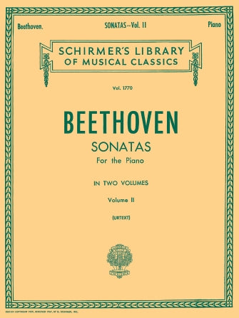 Beethoven Sonatas - Volume 2 (Urtext Edition)