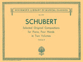 Schubert Original Compositions for Piano, 4 Hands - Volume 2 (A Selected Group)