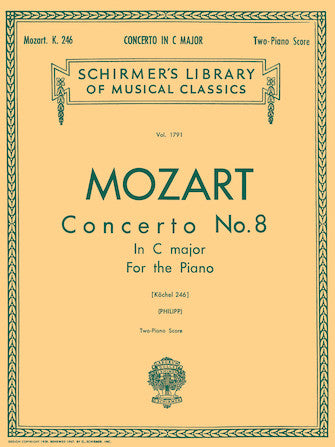 Mozart Piano Concerto No. 8 in C, K.246