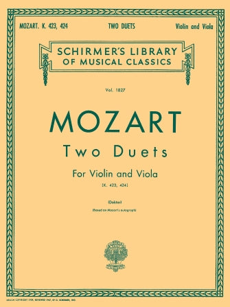 Mozart Two Duets, K. 423 and K. 424