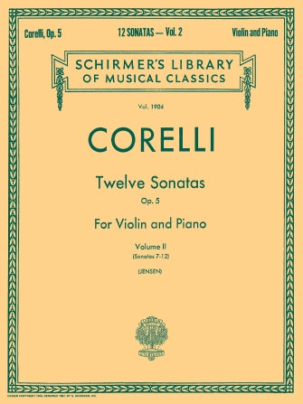 Corelli Twelve Sonatas, Op. 5 - Volume 2