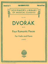 Dvorák Four Romantic Pieces, Op. 75