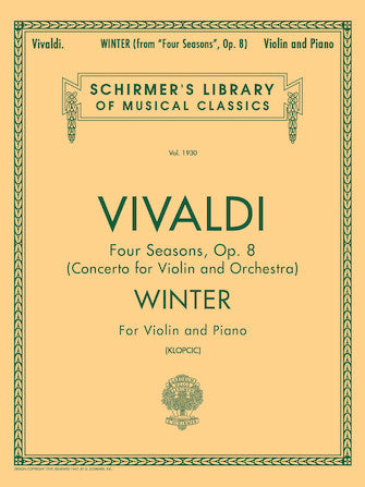 Vivaldi Winter Violin and Piano