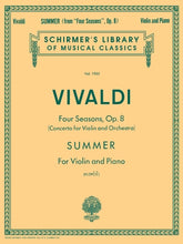 Vivaldi Summer Violin and Piano Four Seasons Op 8