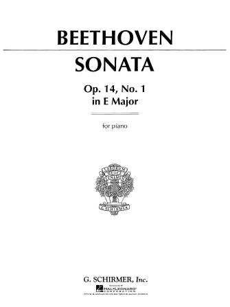 Beethoven Sonata in E Major, Op. 14, No. 1