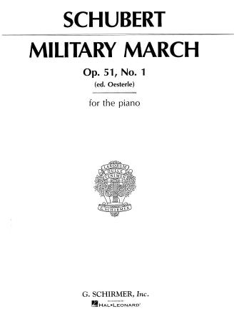 Schubert Military March, Op. 51, No. 1