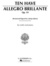 Ten Have Allegro Brillante Opus 19