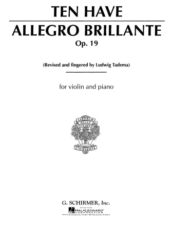 Ten Have Allegro Brillante Opus 19