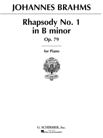 Brahms Rhapsody in B Minor, Op. 79, No. 1