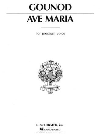 Gounod Ave Maria Medium Voice in E-Flat