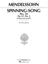 Spinning Song, Op. 67, No.34