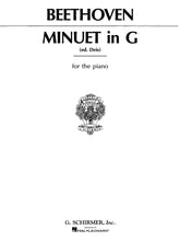 Beethoven Minuet in G