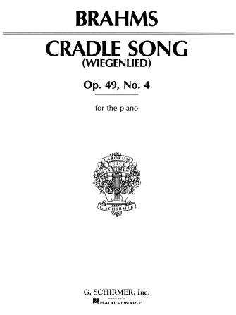 Brahms Cradle Song Op. 4, No. 4 - Wiegenlied