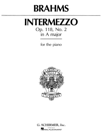 Brahms Intermezzo in A Major, Op. 118, No. 2