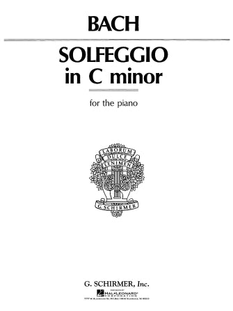 Bach CPE Solfeggietto in C Minor Piano