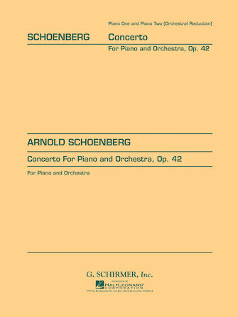 Schoenberg Concerto, Op. 42