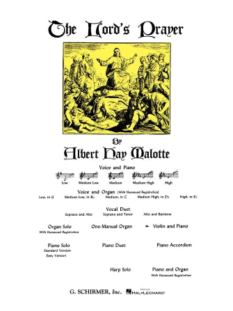 Malotte: The Lord's Prayer for Violin & Piano