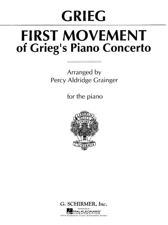 Grieg Piano Concerto – 1st Movement Piano Solo