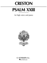 Creston Psalm 23 High Voice