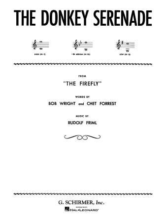 Friml Donkey Serenade (from The Firefly)