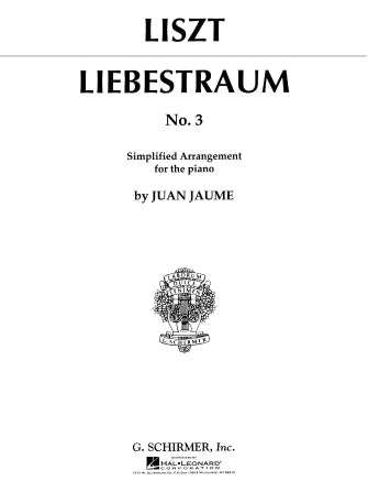 Liszt Liebestraume No. 3 in G Major (simplifiedP