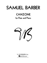 Barber Canzone Flute and Piano