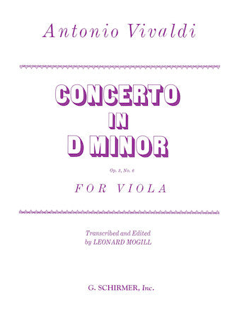 Vivaldi Concerto in D Minor, Op. 3, No. 6