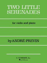 Previn 2 Little Serenades Violin and Piano