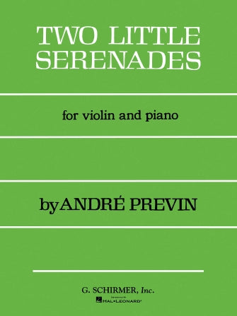 Previn 2 Little Serenades Violin and Piano