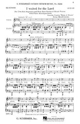 Mendelssohn I Waited for the Lord (from Hymn of Praise) SATB
