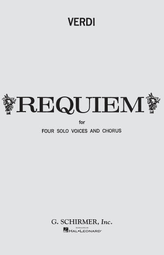 Verdi Messa di Requiem Vocal Score