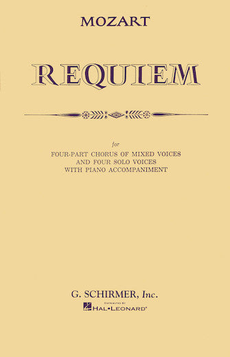 Mozart Requiem SATB