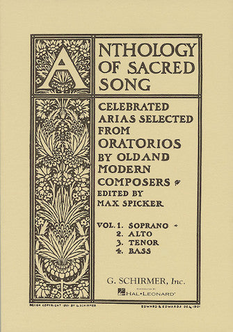 Anthology of Sacred Song - Volume 1