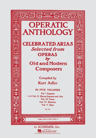 Operatic Anthology - Volume 2 Mezzo-Soprano and Alto
