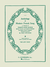 Anthology of Modern French Song (39 Songs) Low Voice