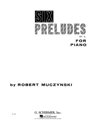 Muczynski Six Preludes, Op. 6