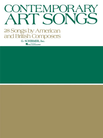 Contemporary Art Songs: 28 by British and American Composers