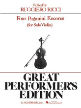 Paganini 4 Paganini Encores (edited by Ricci)