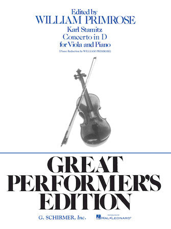 Stamitz Concerto in D, Op. 1 Viola and Piano