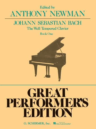 Bach Well Tempered Clavier - Book 1 (Great Performer's Edition)