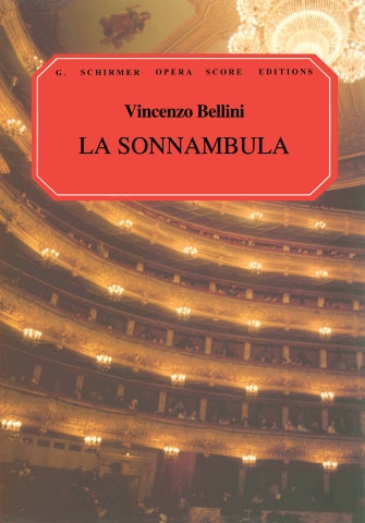 Bellini La Sonnambula Vocal Score Italian/English