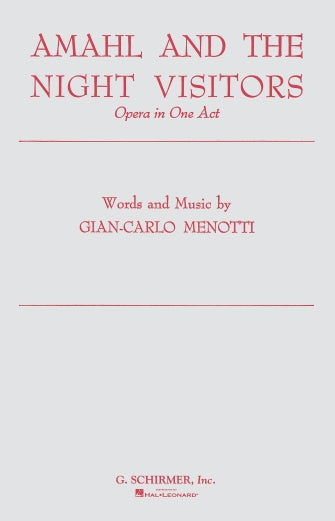 Menotti Amahl and the Night Visitors Chorus Parts