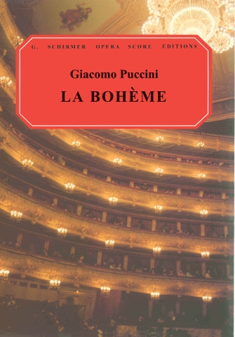 Puccini La Bohème Vocal Score Italian/English
