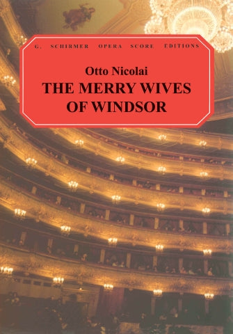Nicolai The Merry Wives of Windsor Vocal Score