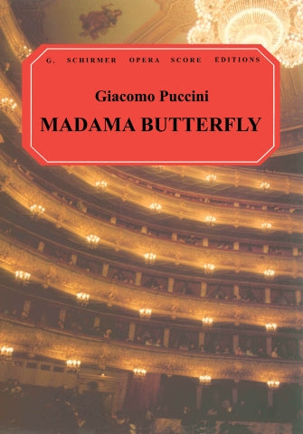 Puccini Madama Butterfly Vocal Score Italian/English
