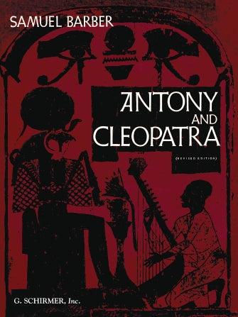 Barber: Antony and Cleopatra Vocal Score