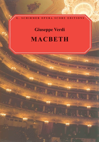 Verdi Macbeth Vocal Score Italian/English