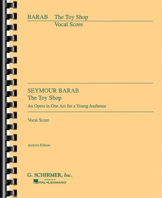 Barab The Toy Shop Vocal Score