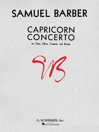 Barber Capricorn Concerto Study Score